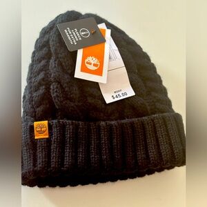 NWT Timberland Black Beanie